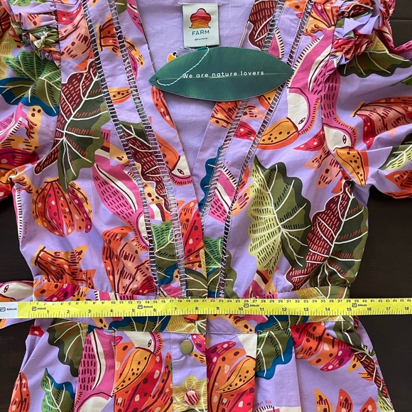 NWT FARM Rio Belted Romper Size M - Picture 16 of 17